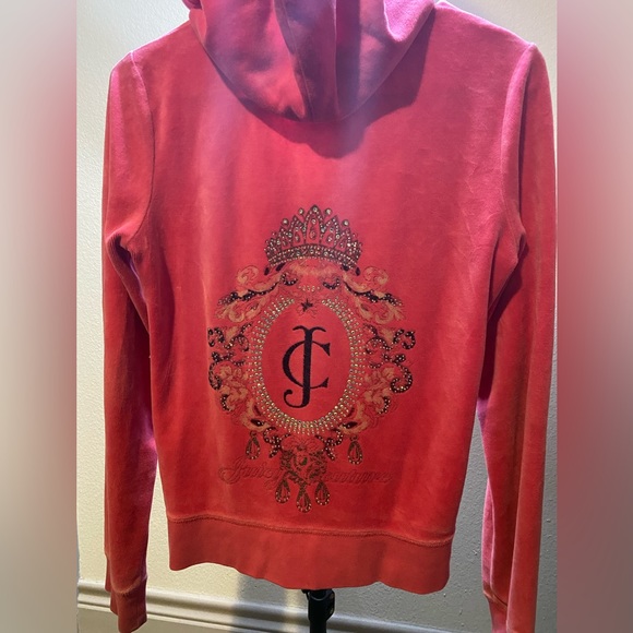 Vintage Juicy Couture Pink Hoodie - Picture 3 of 7